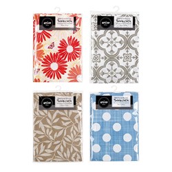 Tablecloth PEVA w Flannel Back 130x130cm