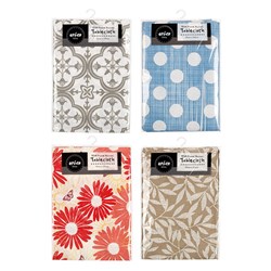 Tablecloth PEVA w Flannel Back  130x225cm