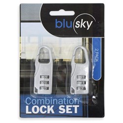 Travel Combination Lock 2Pk