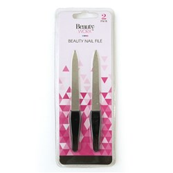Nail File 2 Pack Metal Rasp w PP Handle 12cm