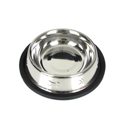 Dog Bowl Embossed S.Steel 550ml