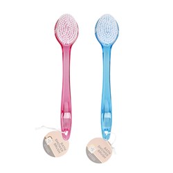 Brush Massager Back 36cm 2 Cols Asstd Blue Pink