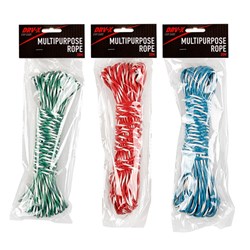 Rope 20M 3 Asstd Cols Red/Blue/Green