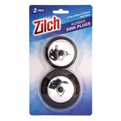 Sink and Bath Plug 2Pk 40mm and 50mm