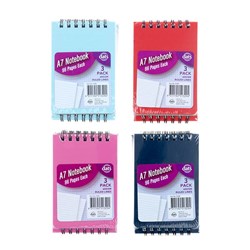 Notebook Basic PP Col A7 Pocket 96pg Pk3