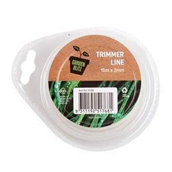 Garden Trimmer Line Clear 15Mx2mm