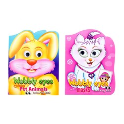 Book Kids Colouring Wobbly Eyes 2 Asstd