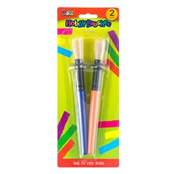 Brushes Paint Kids Hobby w Rest 2Pk