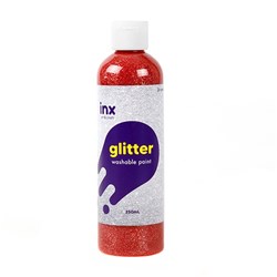 Paint Washable Bottle 250ml Glitter Pink