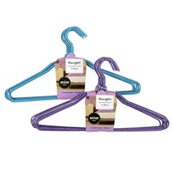 Hanger Adult Coated Wire Pk 10 37cm 2 Asstd