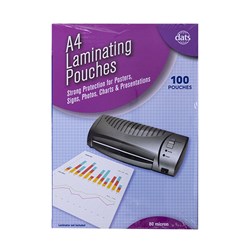 Laminating Pouches A4 Box 100pk
