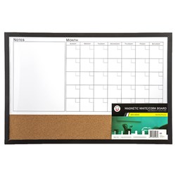 Combo Board Magnetic Calendar Corkboard 600x400mm
