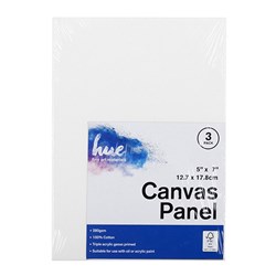 Canvas Art 3Pk 3mm 5x7in P3.1 FSC Mix 70% Panel