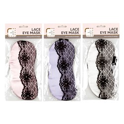 Eye Mask Lace Asstd Cols