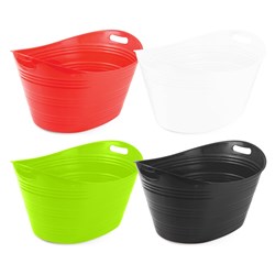 Tub Plastic Party 30L 4 Asstd Cols