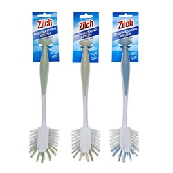 Dishwashing Brush with Suction 3 Assorted Colours