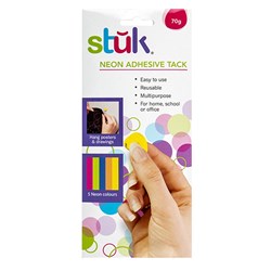 Adhesive Tack Neon Colours 70g