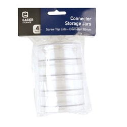 Stackable Storage Containers Pk 4 70mm