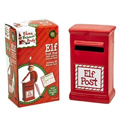 Xmas Elves BB Elf Post Box 8x5.5x14cm