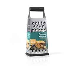 Grater 4 Sided w Rubber Grip Handle 9inch