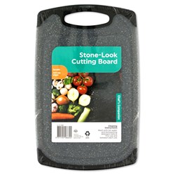 Chopping Board PP Stone Look w TPR 31.5x20x0.8cm