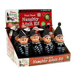 Xmas Elves BB Black Elf 2 Asstd in SRT