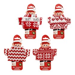 Xmas Elves BB Elf Printed Sweater 4 Asstd