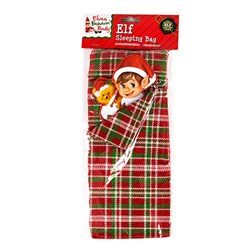 Xmas Elves BB Elf Sleeping Bag w Pillow 12x30cm