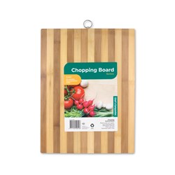 Chopping Board Bamboo Striped 30x20x1.75cm