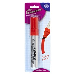 Marker Permanent Jumbo 1pk Red