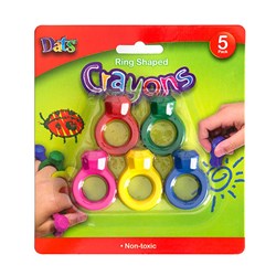 Crayon Ring Shaped 5pk