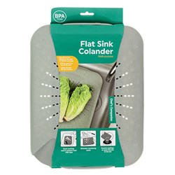 Colander Flat PP Grey 33x26.5cm