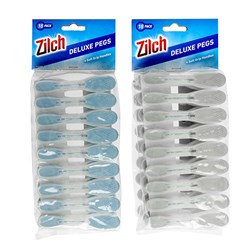 Pegs TPR Deluxe Coloured Tip Pk18 2 Asstd Cols