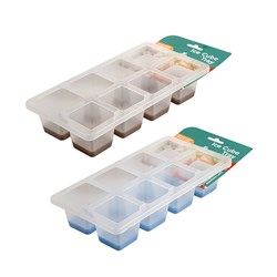 Ice Cube Large Tray Soft Pop Out 8 Cubes 2 Asstd Cols