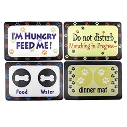 Mat Feeding Pet 4 Asstd Designs 40x60cm