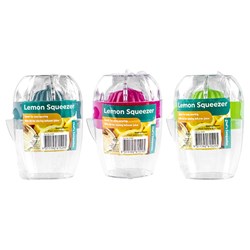 Juicer Plastic 3 Asstd Cols 7x7x10.5cm
