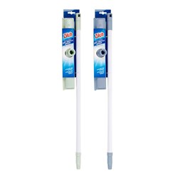 Broom Rubber Bristles w Squeegee Extendable 117cm