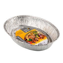Foil Tray Roaster Oval Pk1 32.5x46.5x8.5cm