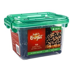 Lights Fairy Solar Warm White 8F Pk720