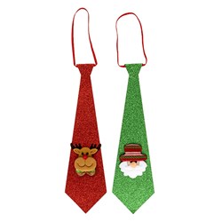 Tie Novelty 40cm Xmas 2 Asstd