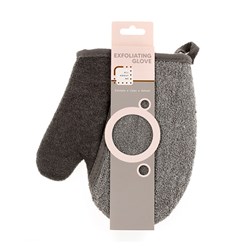 Bode Exfoliator Dual Glove Charcoal Colour