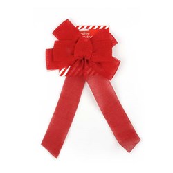 Bow Xmas Medium Red 20x40cm