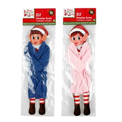 Xmas Elves BB Plain Colour Dressing Gowns for Elf