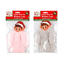 Xmas Elves BB Faux Fur Coat for Elf