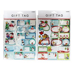 Gift Tags Xmas 46pk 2 Asstd