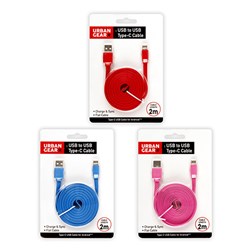 USB-C Cable 2M (for Android) 3 Asstd