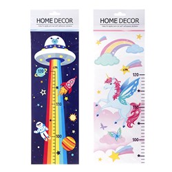 Stickers Kids Height Decoration Wall Chart 2 Asstd