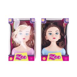 Toys Doll Head 2 Asstd