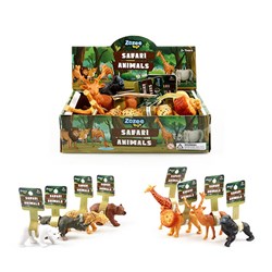 Toys Animals Safari 8 Asstd