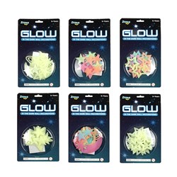 Toys Stars Glow in the Dark 3 Designs 2 Asstd Cols